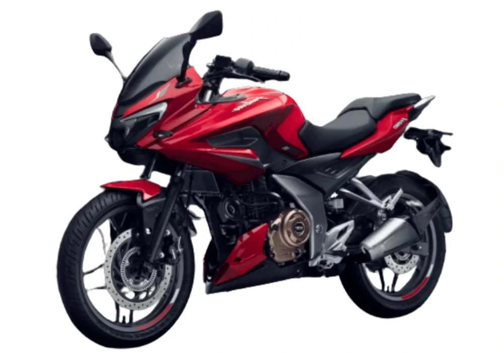 Pulsar F250 Bike red front view